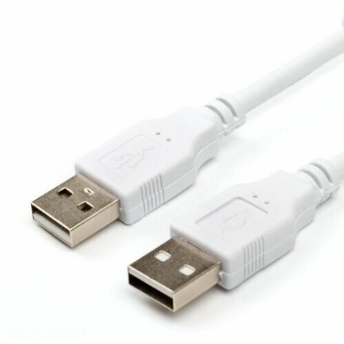 Atcom Кабель USB2.0 соединительный USB A-A Atcom AT6614 (1.8м) белый (oem) atcom кабель usb2 0 соединительный usb a b atcom at0109 5 0м белый oem