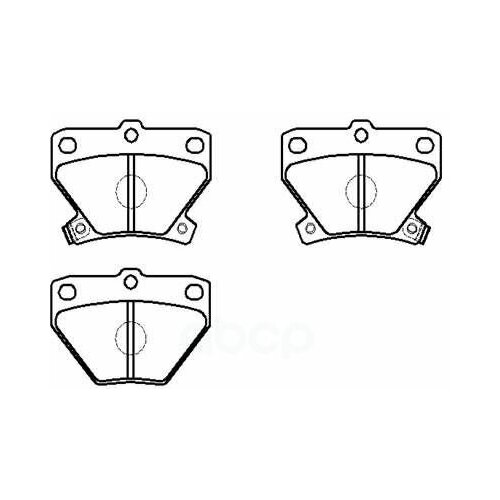 Колодки тормозные hsb hong sung brake HP5153