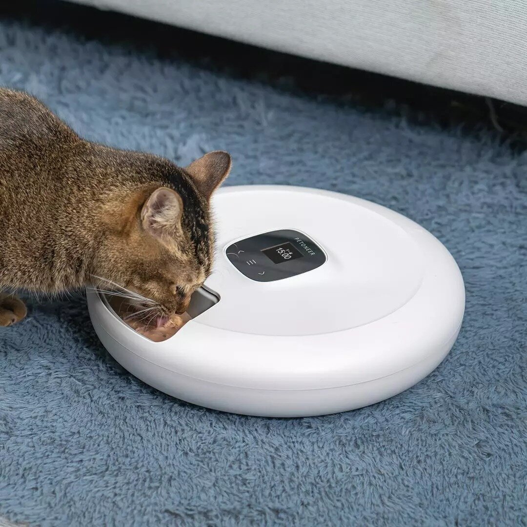 Картинки Автокормушка для домашних животных с таймером Xiaomi Petoneer Timed Multi-Meal Feeder (PF006)
