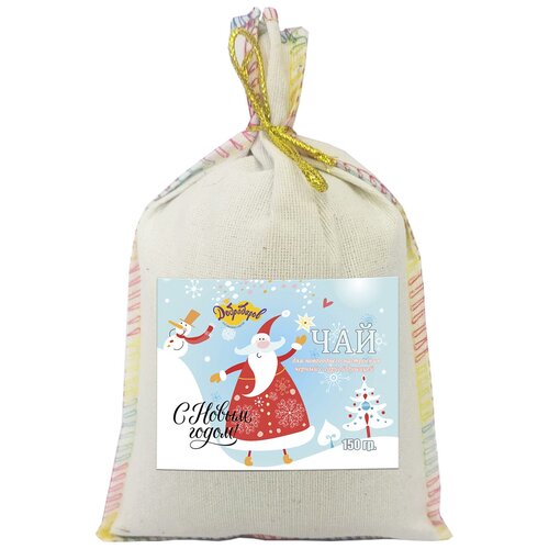 фото Подарочный набор, чай черный с горной душицей "с новым годом!" chd-0008 150 гр. добродаров
