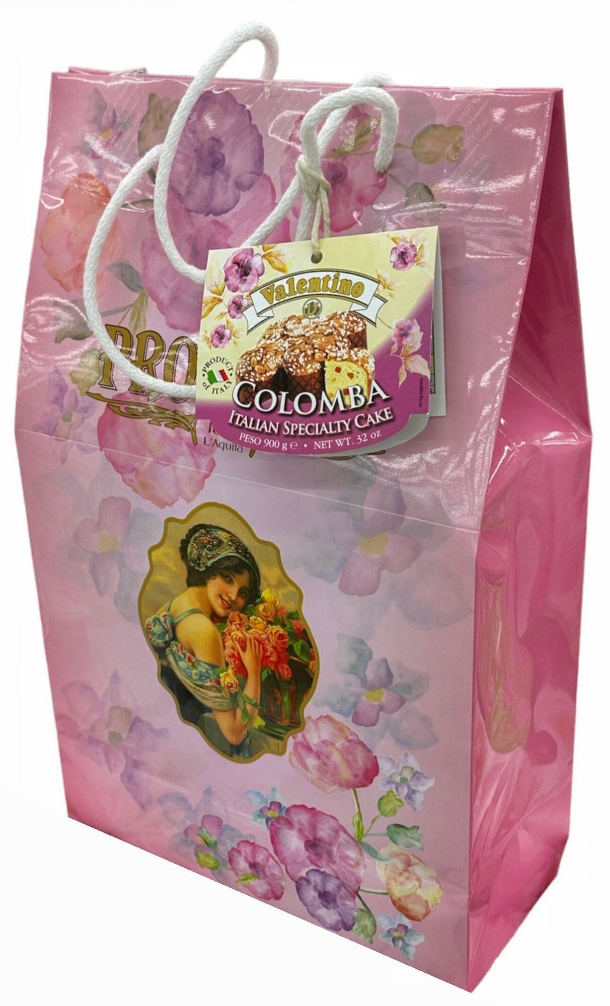 Кекс (кулич) Valentino Colomba Классический 900 г в пакете, Италия - фотография № 1