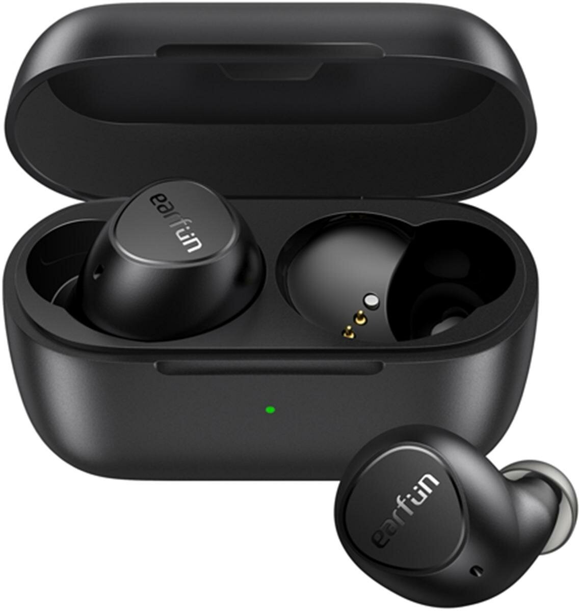 Беспроводные наушники EarFun Free 2 TW101 с микрофоном, aptX, Bluetooth v5.2 TWS, USB-C, черные