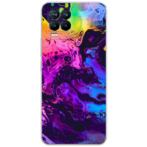 Силиконовый чехол на Realme 8 Pro / Реалми 8 Про ACID fluid силиконовый чехол на realme 8 pro реалми 8 про acid fluid