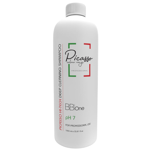 Подготавливающий шампунь к процедуре ботокс PICASSO HI-TECH DEEP CLEANING SHAMPOO 1000 мл / BB one / Производство Россия.