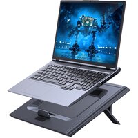 Охлаждающая подставка для ноутбука Baseus ThermoCool Heat-Dissipating Laptop Stand (Turbo Fan Version) Серая (LUWK000013)