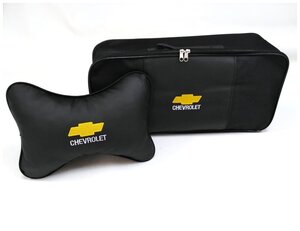 Фото 67757 Подарочный набор: сумка для набора ТО, подушка на подголовник CHEVROLET