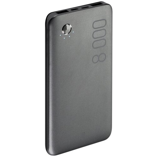 Портативный аккумулятор JPB-2403 8 000 мАч 2xUSВ 3А алюм корп черный JI 99900₽