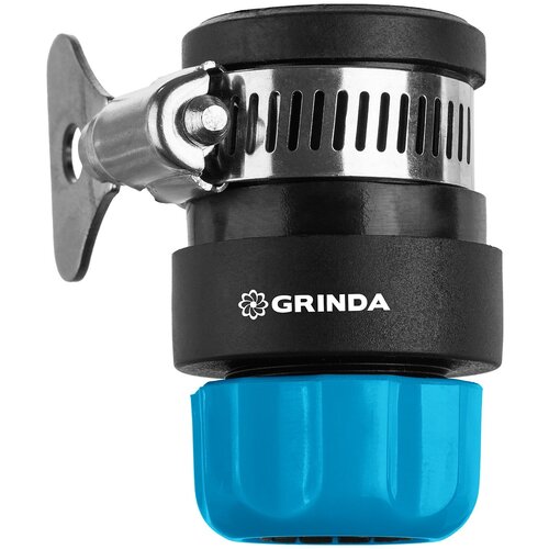 GRINDA TCC-34, диаметр 3/4″, с металлическим хомутом, для шланга, быстросъемный соединитель, PROLine (8-426335) соединитель grinda шланг насадка с хомутом 1 2 8 426335