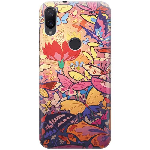 фото Re:pa накладка transparent для xiaomi mi play с принтом "красочный мир"