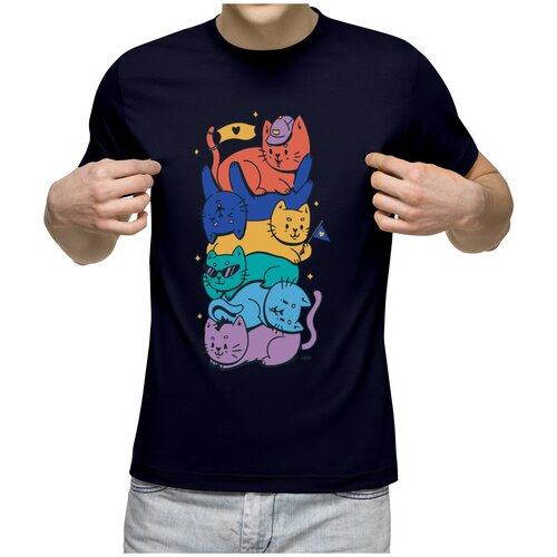 фото Футболка us basic, размер s, синий