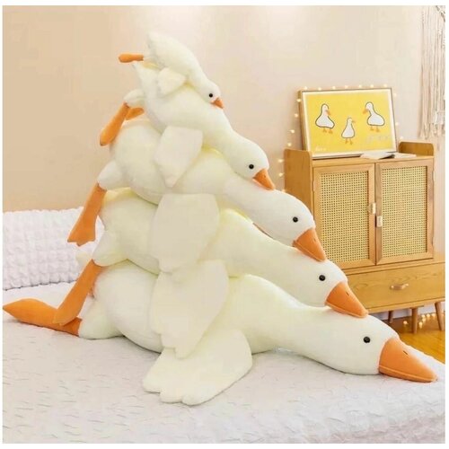 Плюшевый Гусь 130 см / игрушка подушка