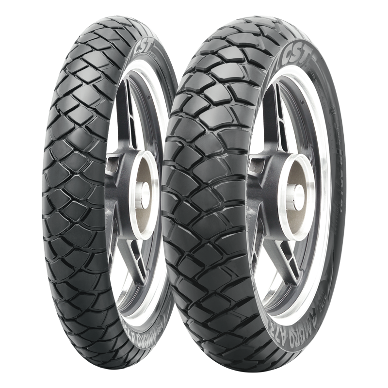 Мотошина 110/80 R19 CST CM-A3 59V TL, 110 80 19, передняя, 110 мм ширина, 80 мм высота профиля, 59V индекс скорости, TL бескамерная