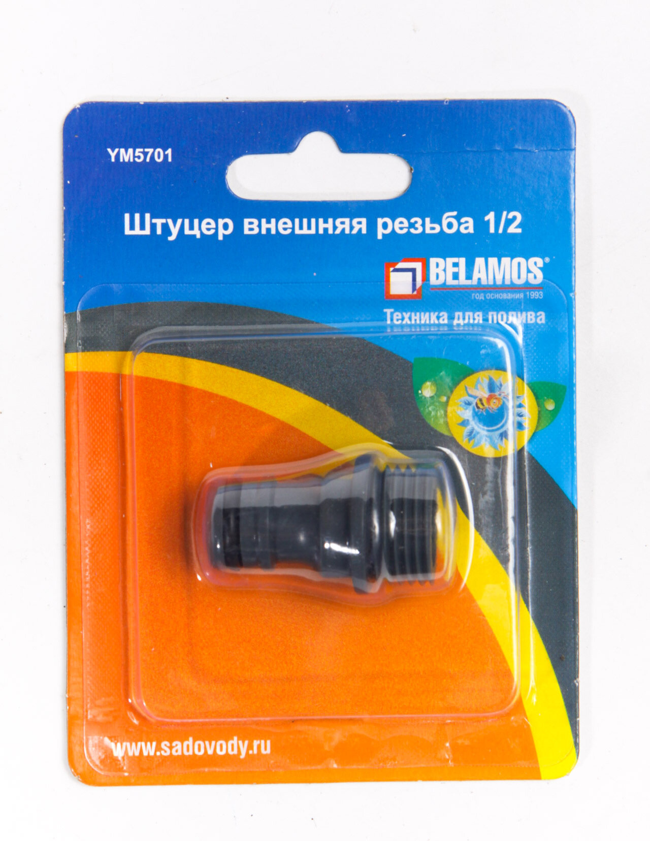 Штуцер для шланга Belamos 5701 1/2" - фото №3