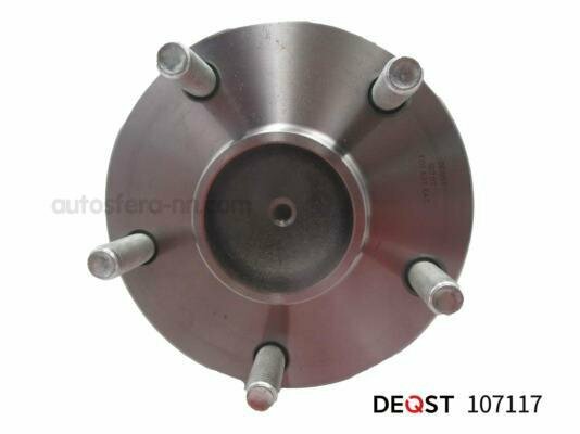 DEQST 107117 Ступица задняя с подшипником OPEL ASTRA F-G, OPEL MERIVA, OPEL VECTRA A (ABS-)
