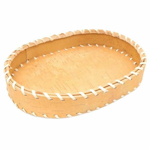 Тарелка - Сухарница Чистая береста 22х16х4 см 999₽