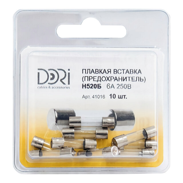 Плавкая вставка tdm electric н520б 6а 250в