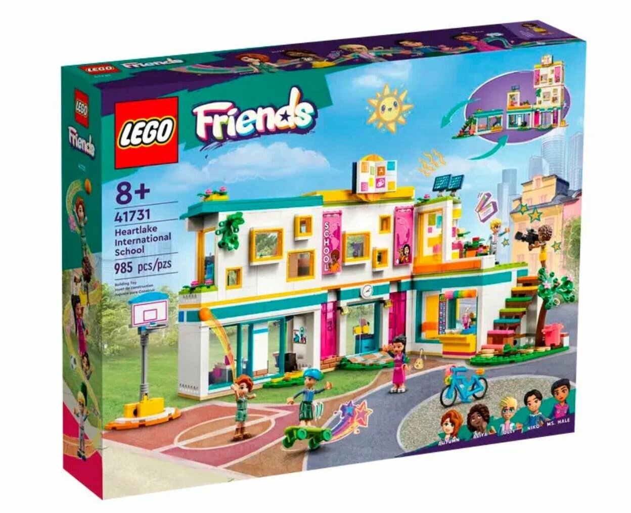 Конструктор LEGO Friends 41731 Международная школа Хартлейк, 985 дет.