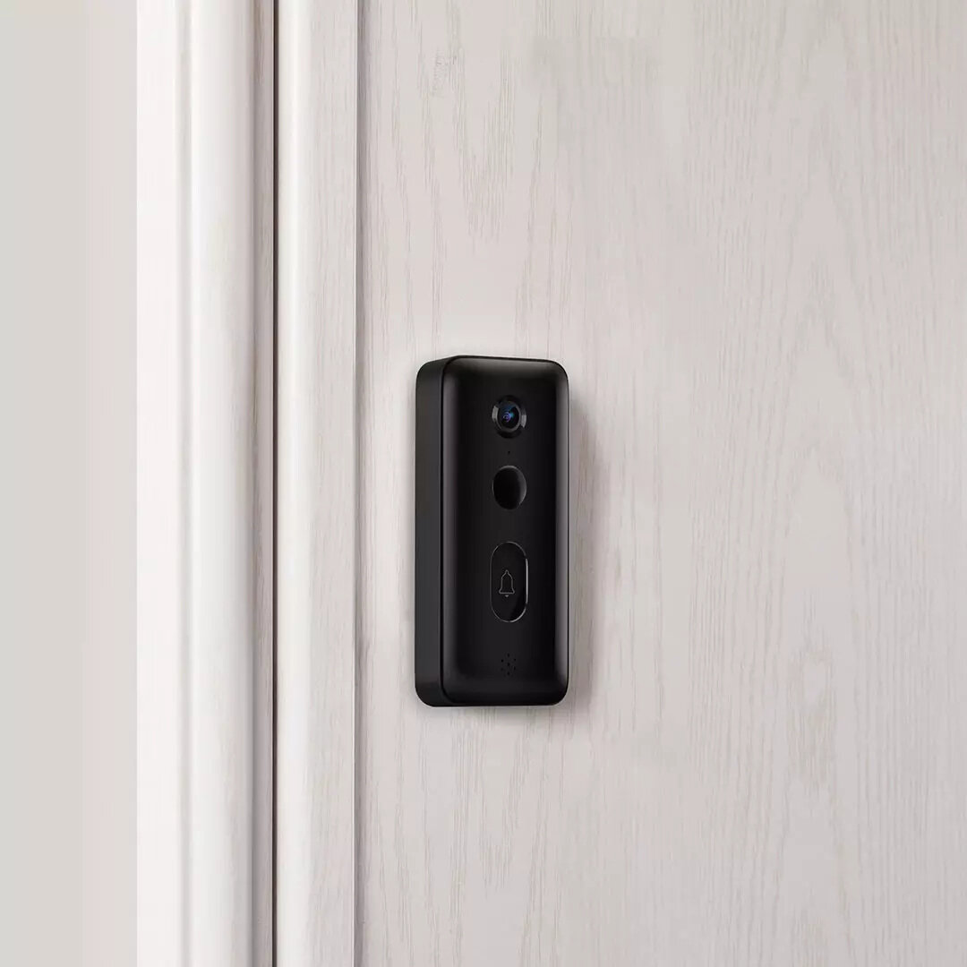 Дверные Звонки Xiaomi Умный дверной звонок Xiaomi Mijia Smart Video Doorbell 3 2K HD MJML05-FJ, черный