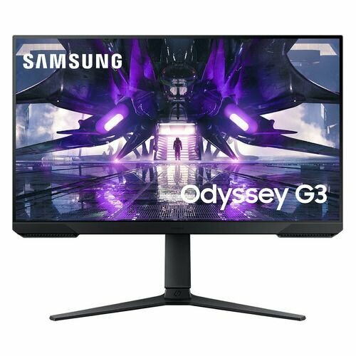 27" Монитор Samsung Odyssey G3 S27AG320NI, 1920x1080, VA, 165Гц, 1хHDMI, 1хDP, черный [ls27ag320nixci] — фото 1