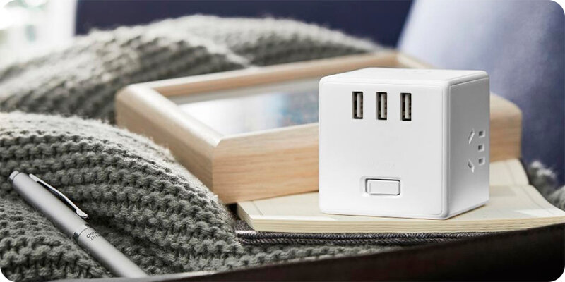 Разветвитель Xiaomi Mijia Rubiks Cube Converter (MJCXB3-02QM) - фото №11