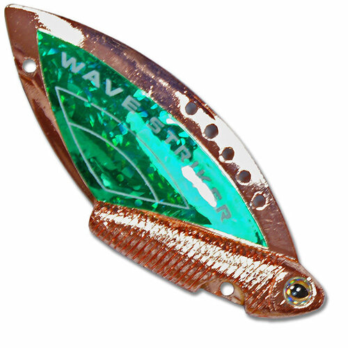 Kosadaka Блесна колеблющаяся KOSADAKA WAVE STRIKER ( 10гр/Copper/Green)