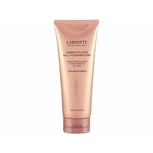 Пенка для умывания Labiotte PREMIUM COLLAGEN FULL UP CLEANSING FOAM