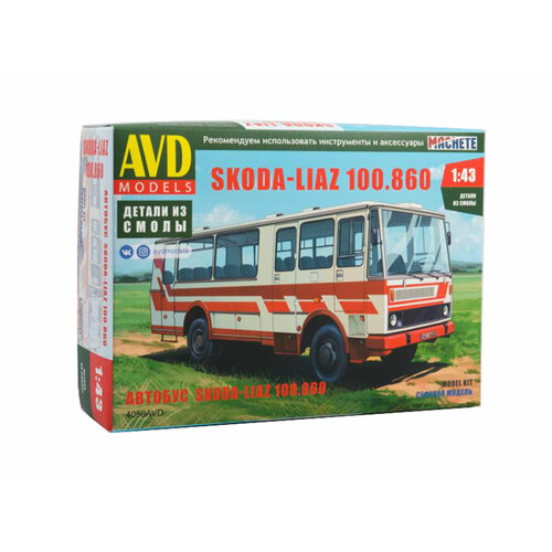 4058 AVD Models Автобус Skoda-Liaz 100.860 (1:43) комплект для аэрографии моделист