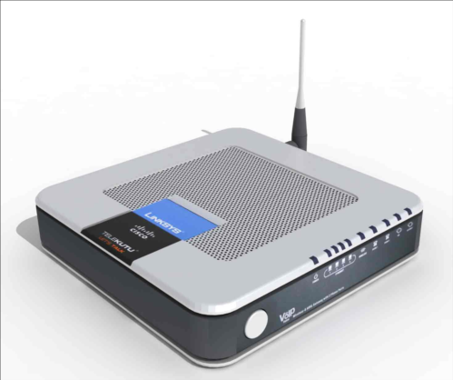 Модем беспроводной LINKSYS WAG54GP2. Беспроводный-G ADSL2+ модем с 2 телефонными портами