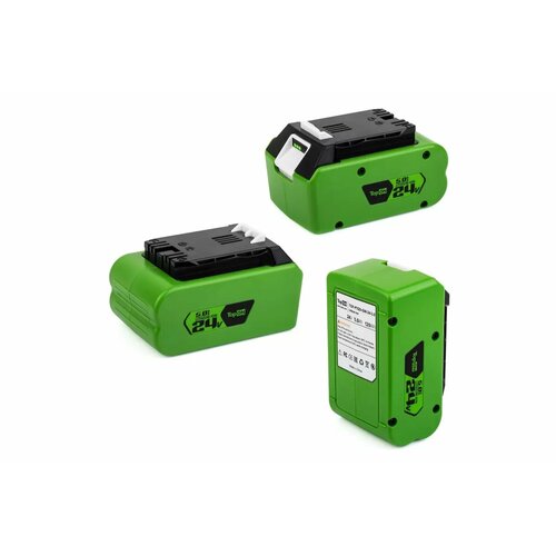 Аккумулятор для Greenworks 24V 5.0Ah (Li-Ion) PN: G24B4 аккумулятор greenworks g24b4 29727