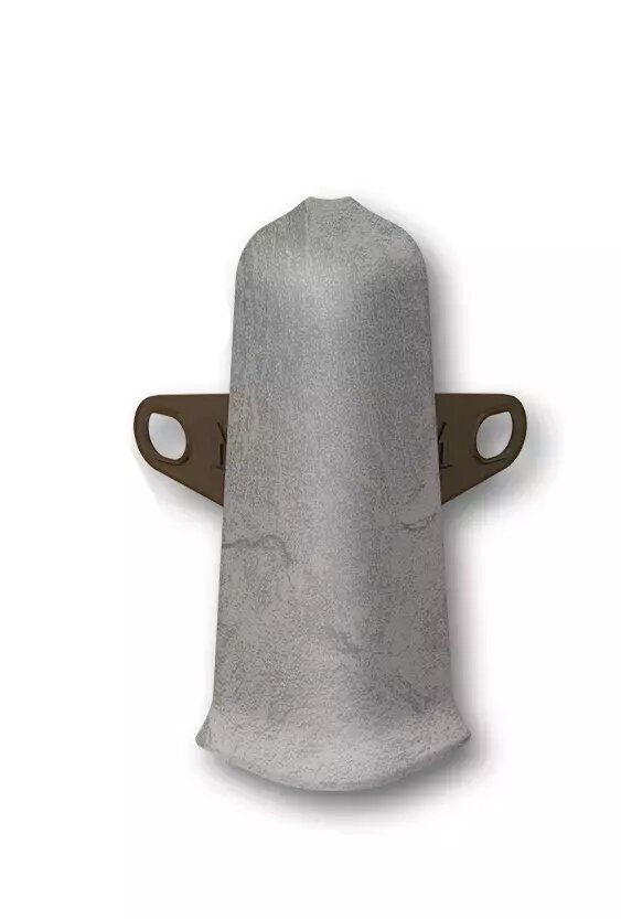 фото Соединитель для плинтуса 70мм "Деконика" 547 Лофт светло-серый, 1 шт