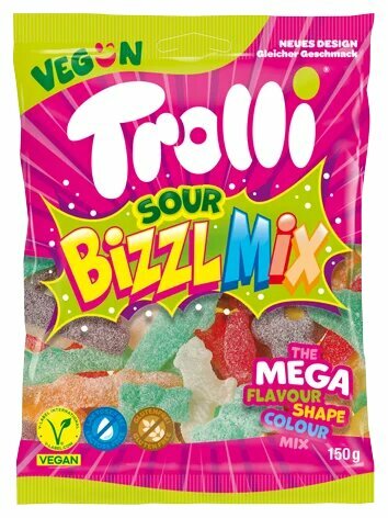 Мармелад жевательный "Bizzl микс" 150гр TROLLI/Германия