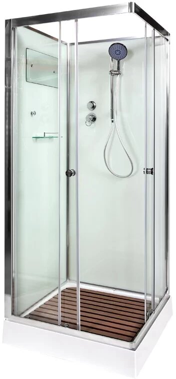 Душевая кабина 80x80x208 см Deto K408 прозрачное