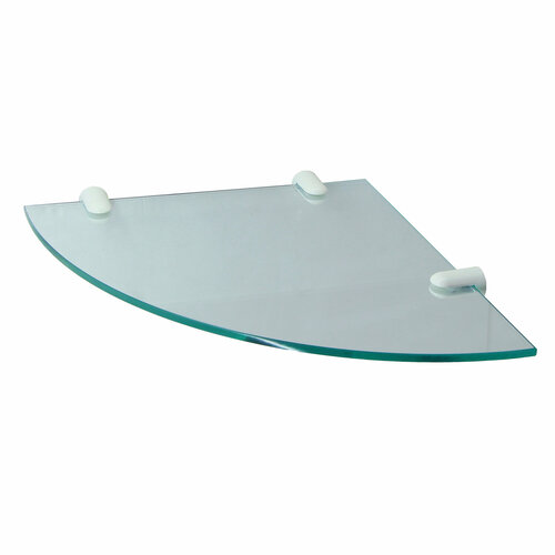 фото K-533white полка стеклянная угловая wasserkraft
