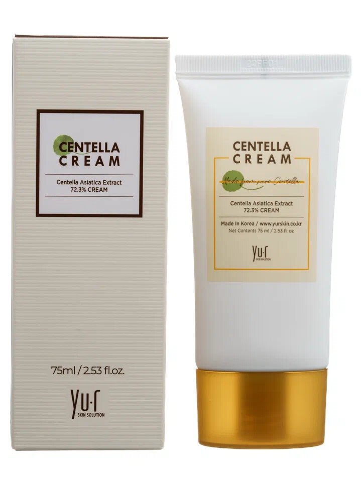 Крем для лица увлажняющий Yu.r Centella Cream, 75 мл.