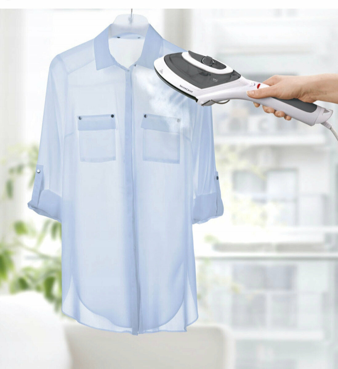 Многофункциональный ручной отпариватель /Высокая мощность 1000 W/KD 1095 для одежды с насадкой из нержавеющей стали