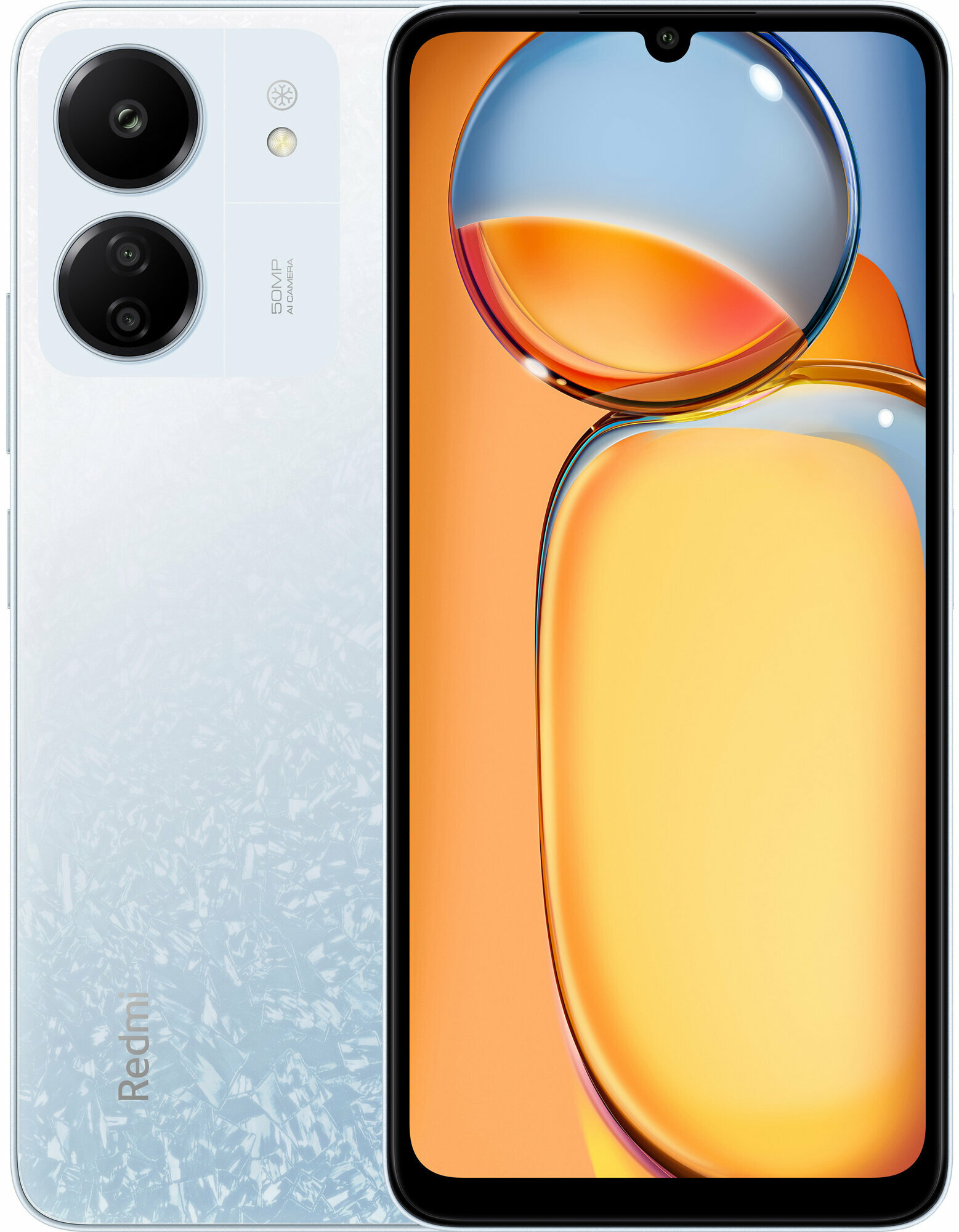 Смартфон Xiaomi Redmi 13C 8/256 ГБ Global, ледниковый белый