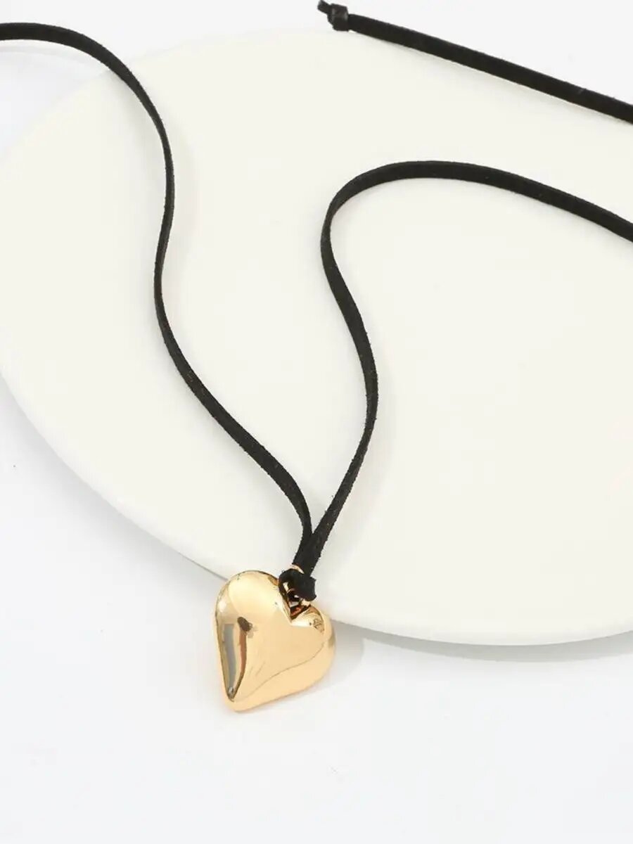 Чокер, черный/золотистый — фото 1