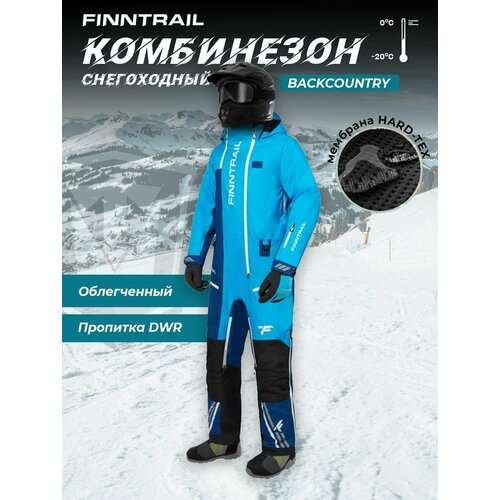 фото Комбинезон finntrail 3903 backcountry без утеплителя blue l