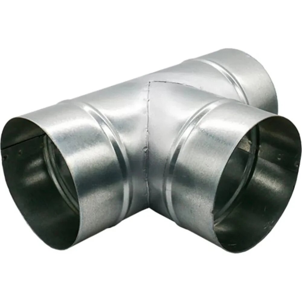 ООО Вентмаркет Тройник для круглых воздуховодов d125(+)/d125(+)/d125(-) из нержавеющей стали aisi 304 T125nerz