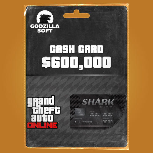 GTA 5 Online ключ платежная карта 600000 Бычья акулаBull Shark Cash Card 1009₽