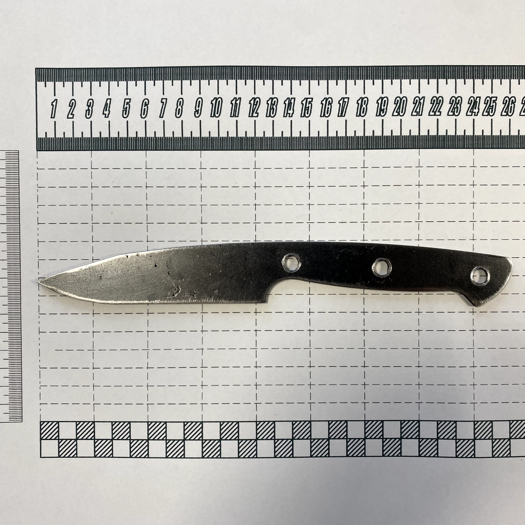 Сталь для ножа заготовка, 26*3,5 см, толщина металла 3,9 мм,