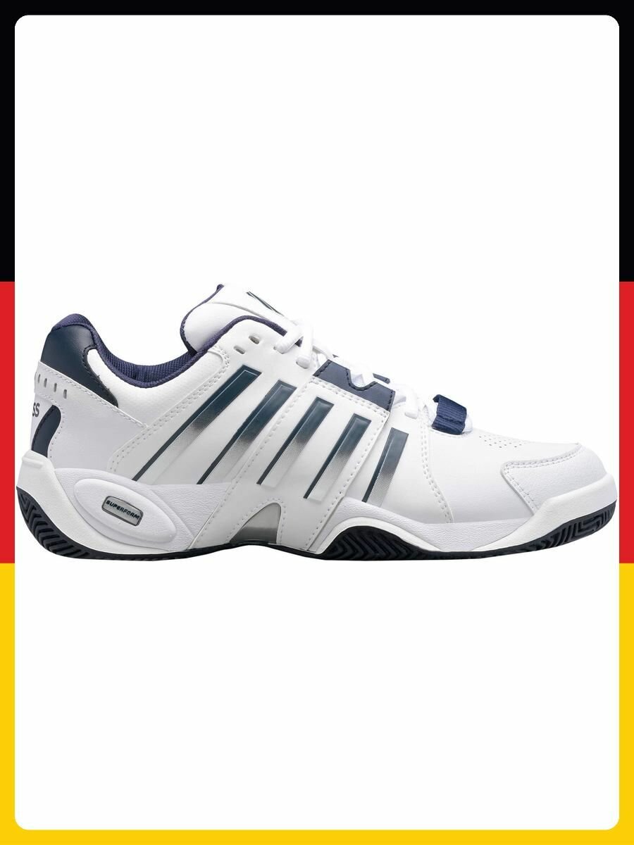 Кроссовки K-Swiss, размер 41 EU, синий, белый