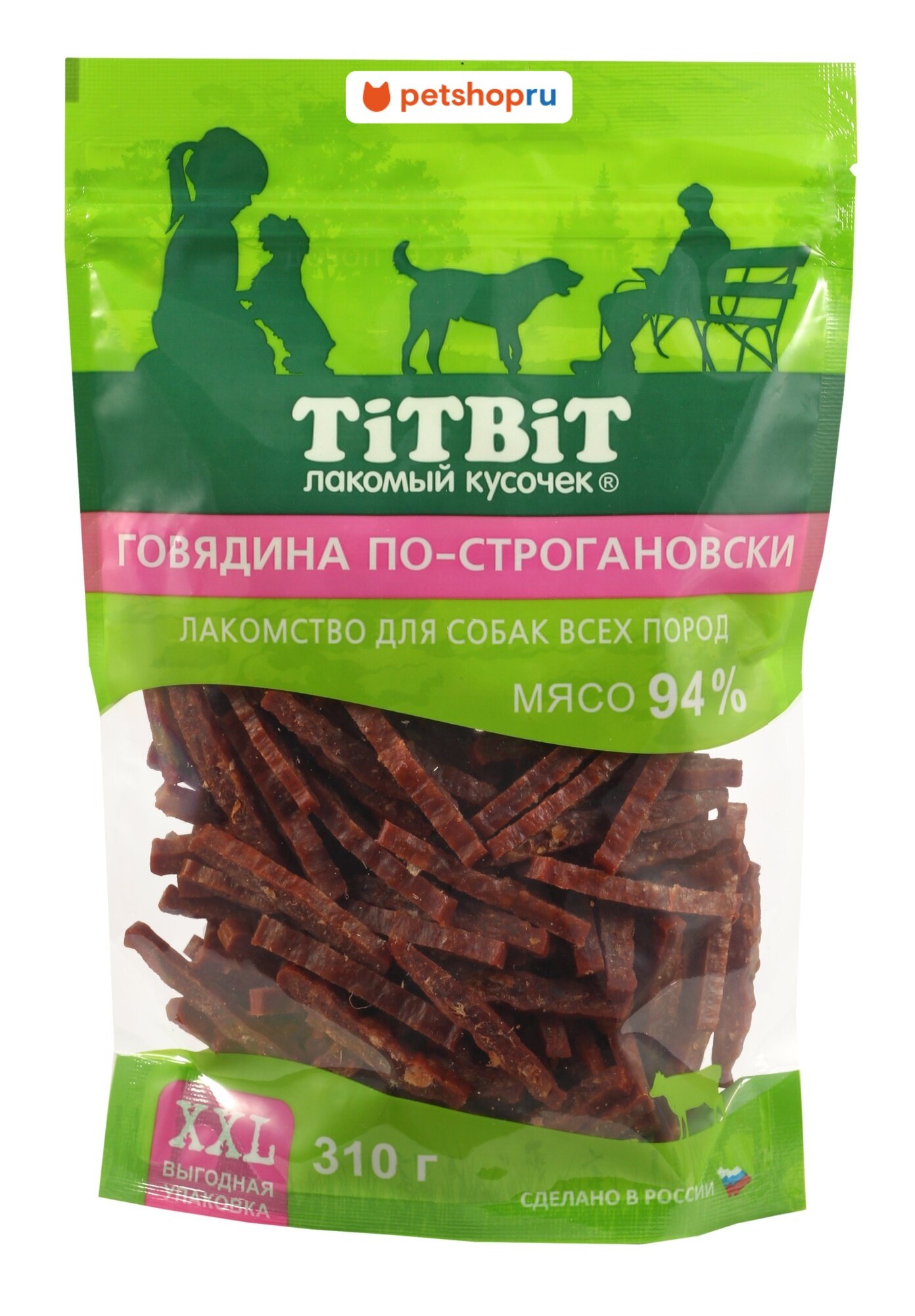 TiTBiT Выгодная упаковка XXL Говядина по-строгановски для собак всех пород