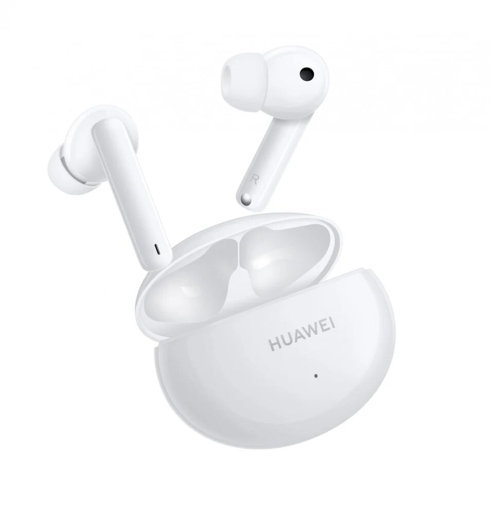 Беспроводные наушники HUAWEI FreeBuds 4i, White, до 10 часов работы, шумоподавление, сенсорное управление