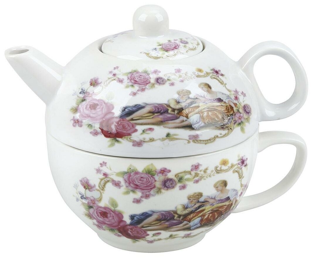 фото Набор чайник и чашка Rosenberg R-250561