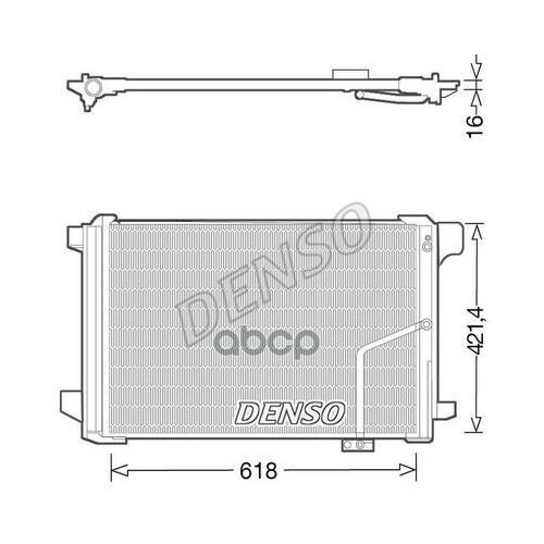 Конденсор DENSO DCN17035