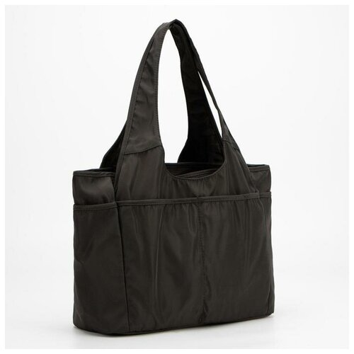 фото Market-space сумка спортивная, отдел на молнии, 2 отдела на магнитах, 5 наружных карманов, цвет серый