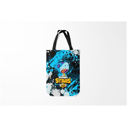фото Сумка-шоппер / 31х42 см / геймерам / brawl stars leon burnettie