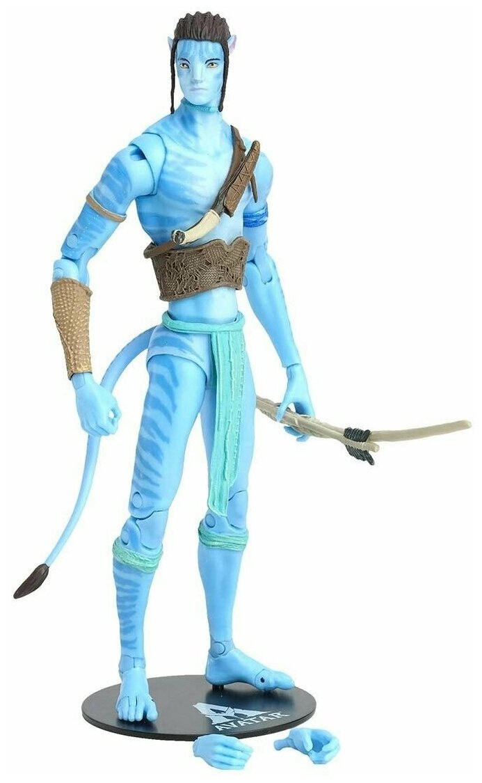 Фигурка Джейк Салли Аватар Avatar Jake Sully (подвижная оружие подставка 19 см)