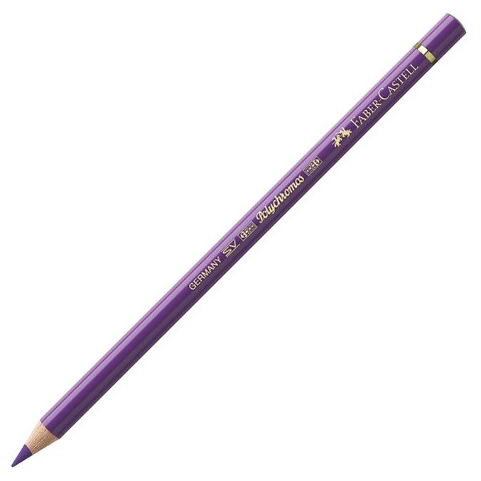 Карандаши художественные Faber-Castell "Polychromos", цвет 160 марганцево-фиолетовый, упаковка 6 шт.